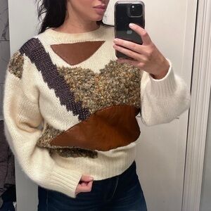 Vintage Rabbit hair, Mohair, Wool, Sweater